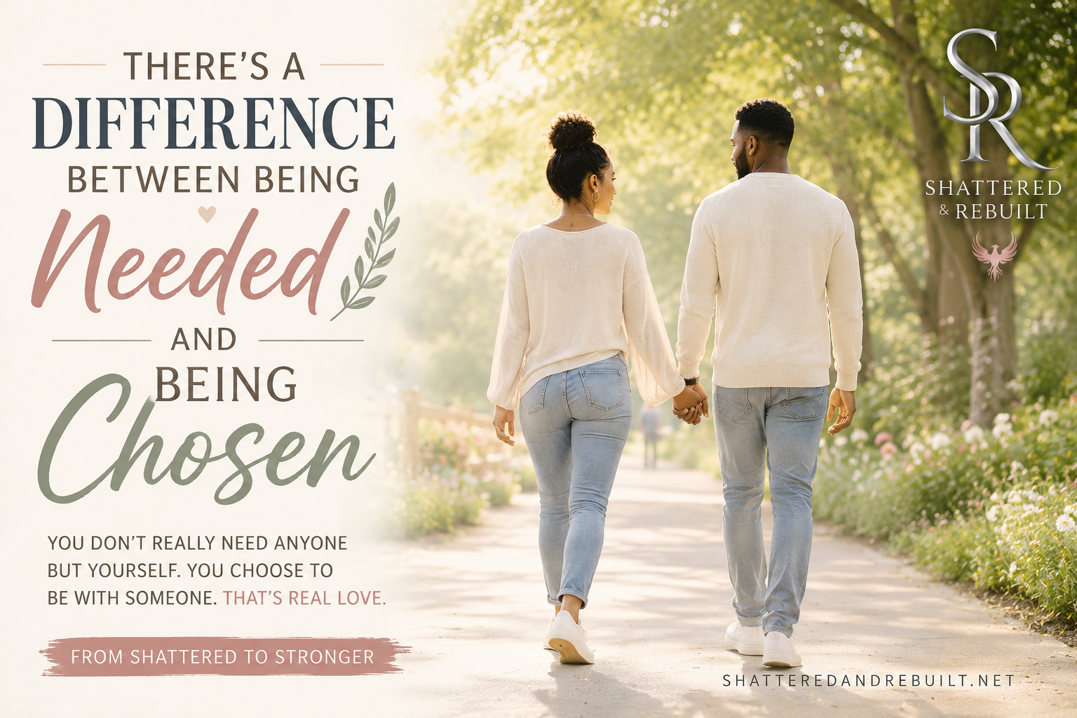 Love Isn't About Being Needed—It's About Being Chosen